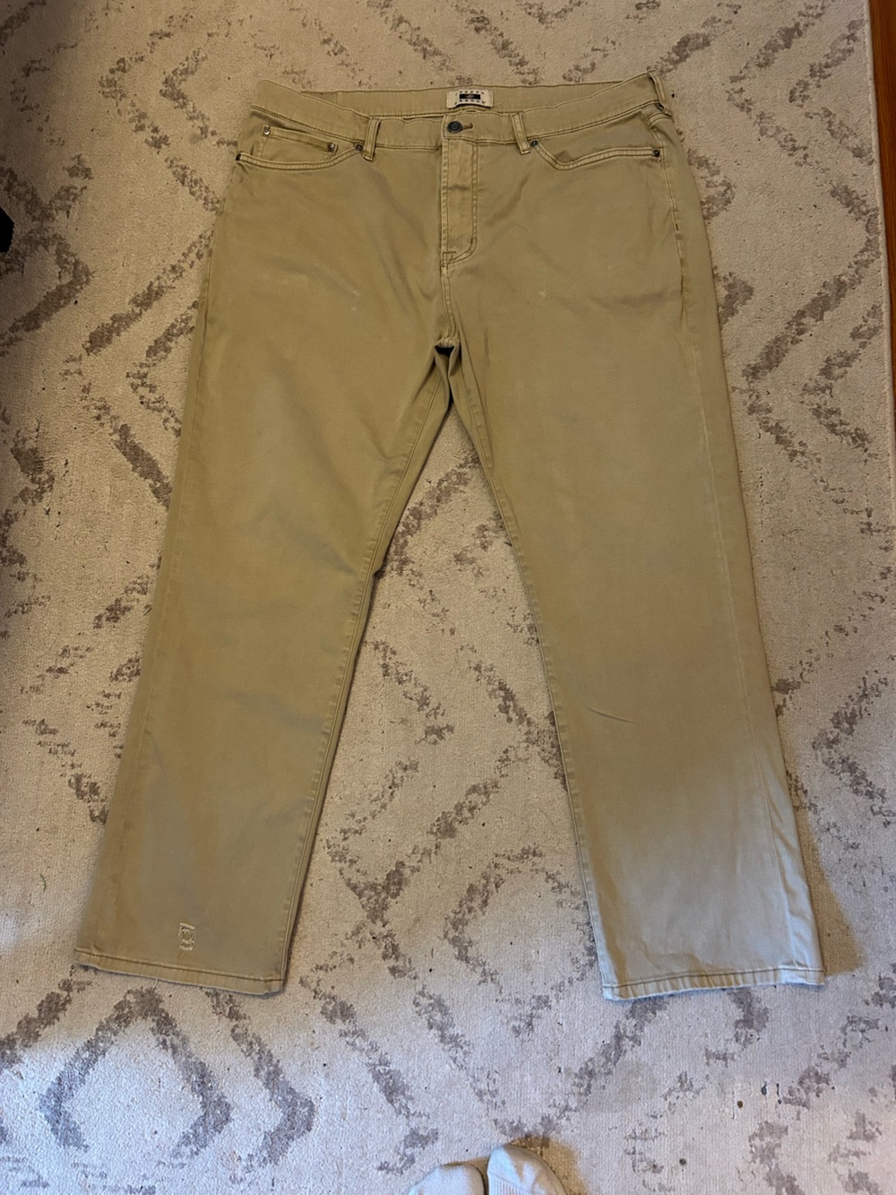 Joseph Abboud Men's Tan Chino Pants 40x30